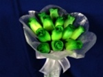 Wood Rose Bouquet - Green