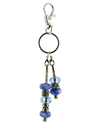 Bead Key Chain - Blue 2